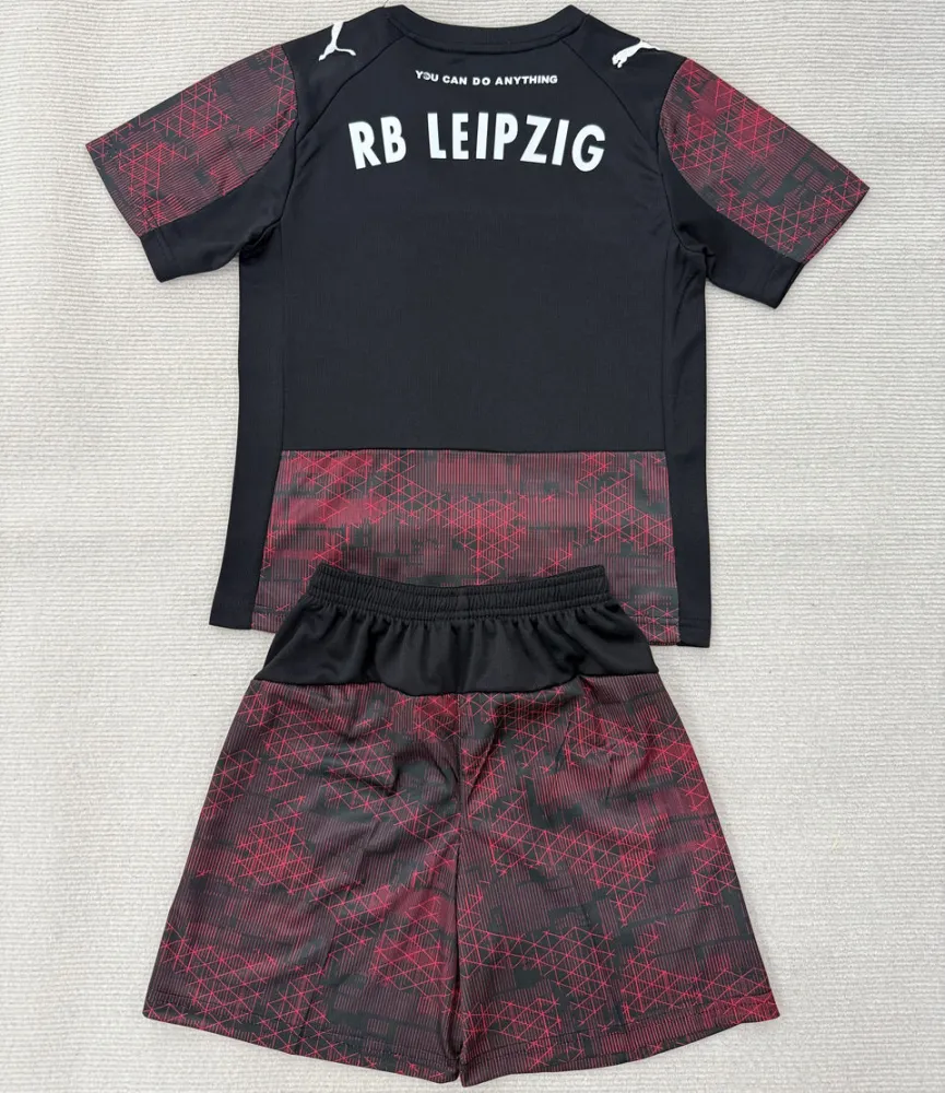 2025/26 RB L Third Kids Soccer Jersey 莱比锡红牛