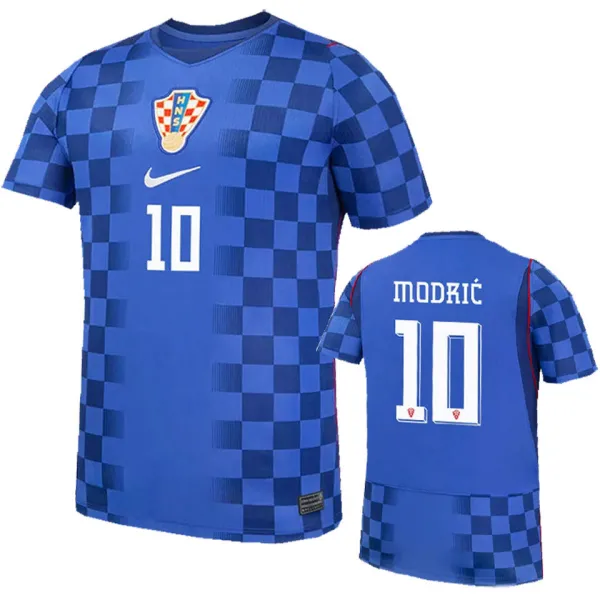 MODRIĆ #10 Croatia Away Blue Fans Soccer Jersey 2026/27
