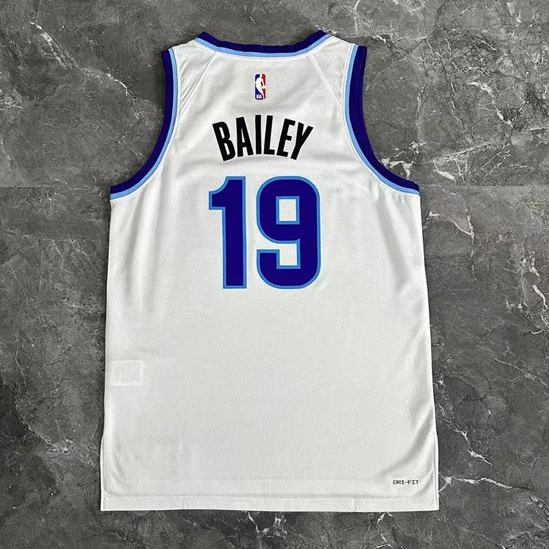 2026 Jazz BAILEY #19 White NBA Jerseys