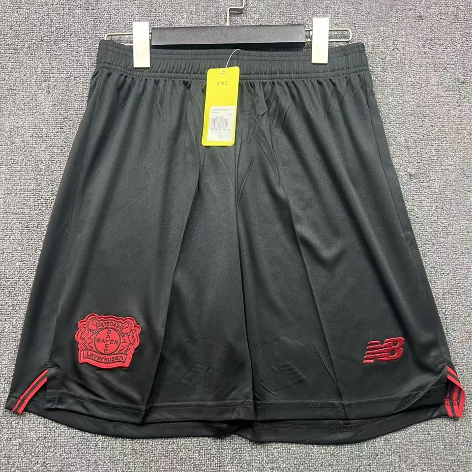 2025/26 Leverkusen Home Black Shorts Pants