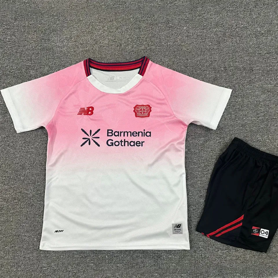 2025/26 LeverKusen Away Kids Soccer Jersey