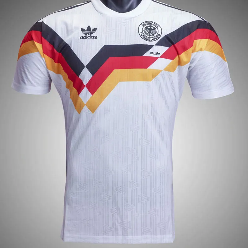 1990 Germany Home White Retro Soccer Jersey正确版 正在