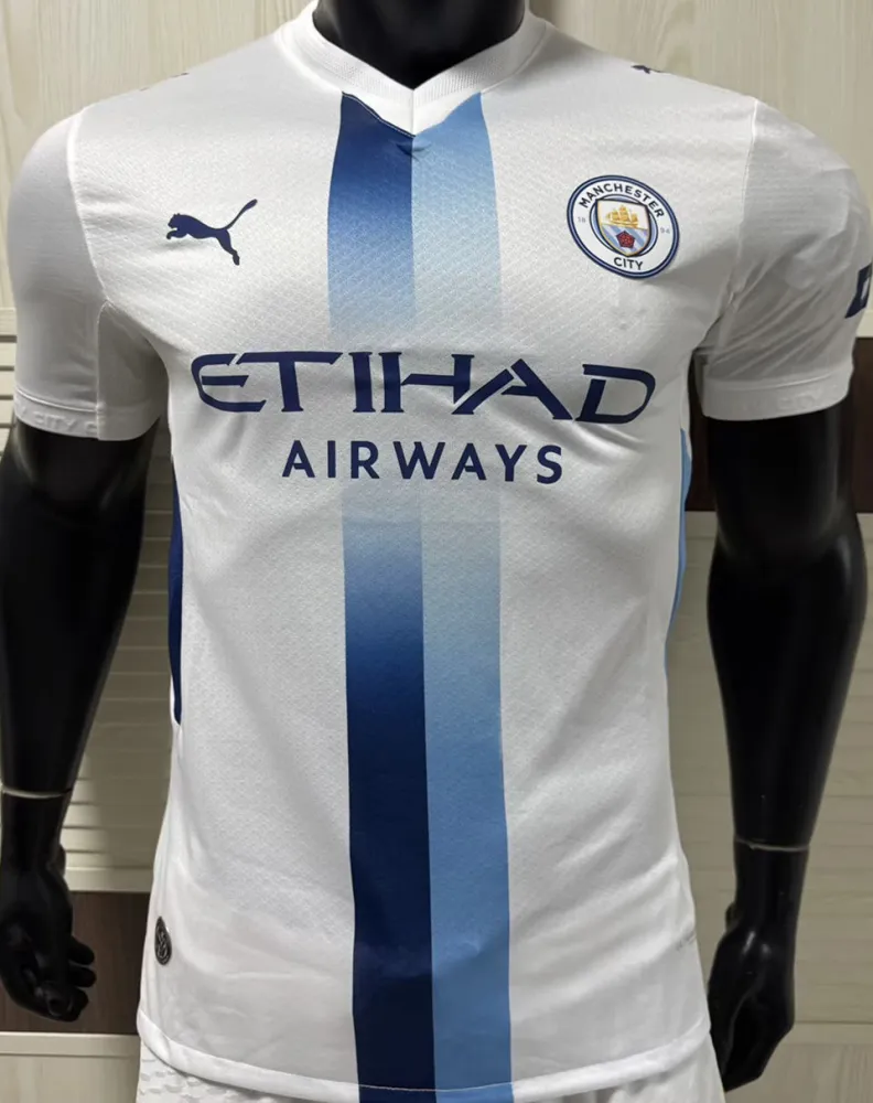 2026/27 Man City Away White Player Version Soccer Jersey