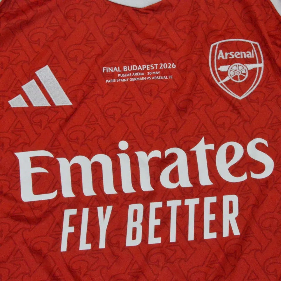 2026 UCL Final ARS 1:1 Quality Home Fans Jersey 2025/26（Have All Patch 带胸前决赛小字 臂章 袖广告）