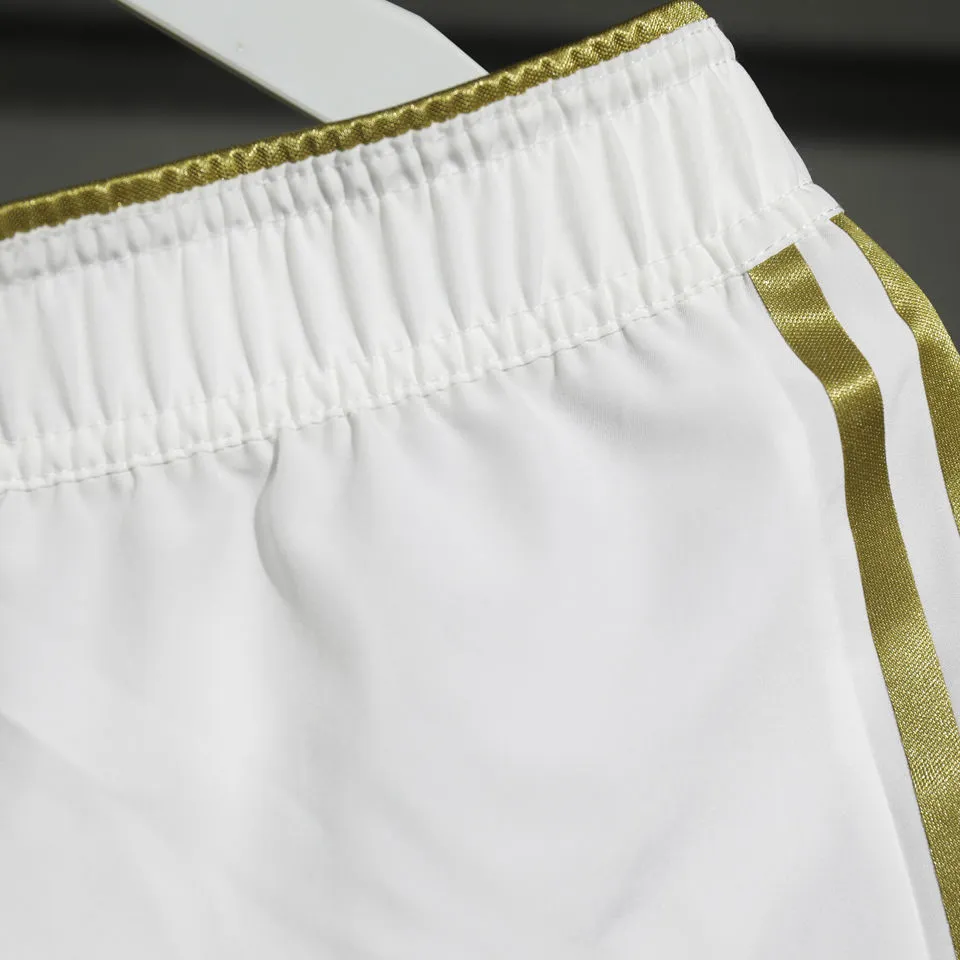 2011/2012 RM Home White Retro Player Version Shorts Pants 球员版