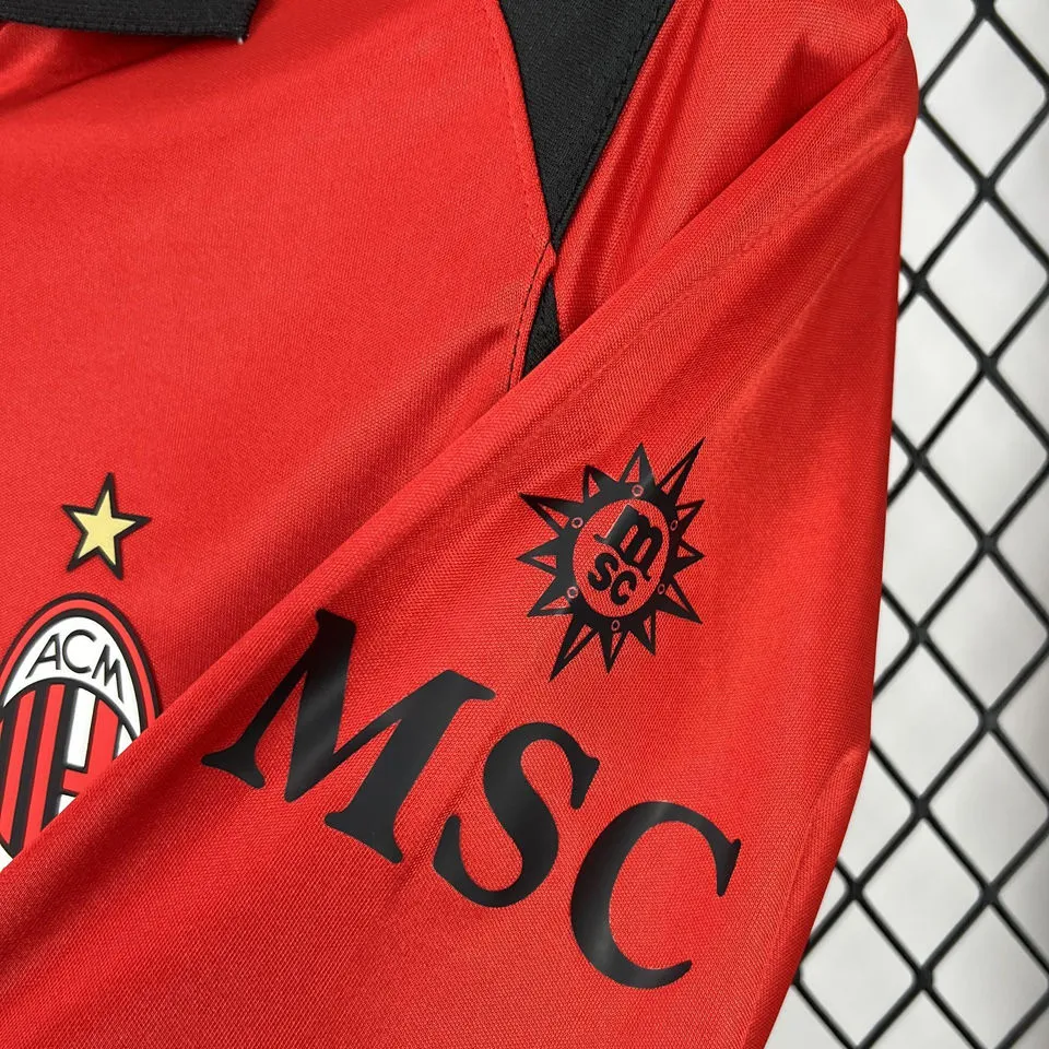 2025/26 AC Milan 4TH Long Sleeve Fans Soccer Jersey