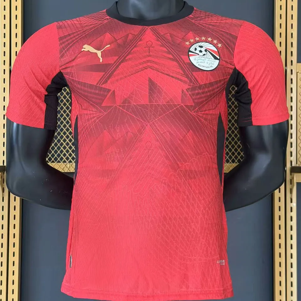 2026/27 Egypt Home Red Player Version Soccer Jersey