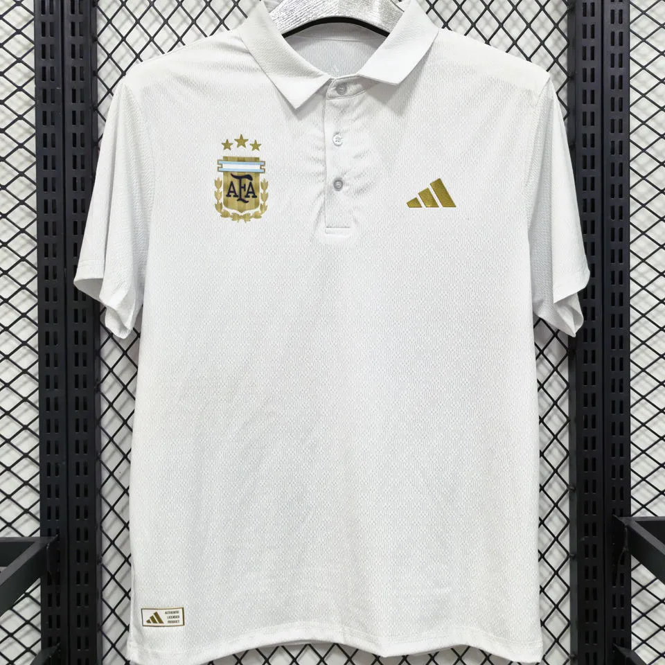 2026/27 Argentina Casual Quick Drying POLO T-Shirt    白色