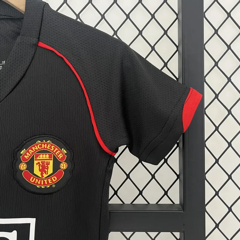 2007/2008 Man Utd Away Kids Retro Soccer Jersey