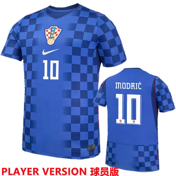 MODRIĆ #10 Croatia Away Blue Player Version Soccer Jersey 2026/27 球员版