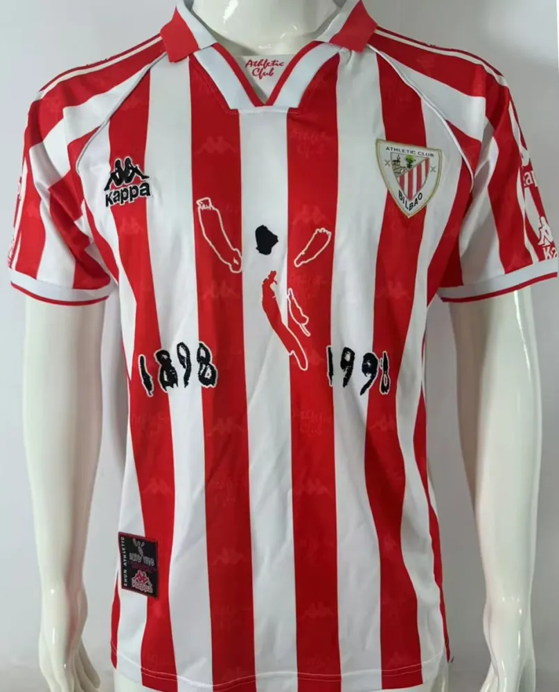 1997/98 Bilbao AT Home Retro Soccer Jersey