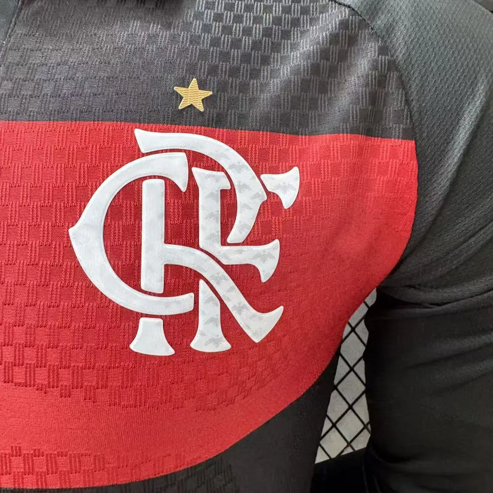 2026/27 Flamengo Home Player Version Long Sleeve Soccer Jersey