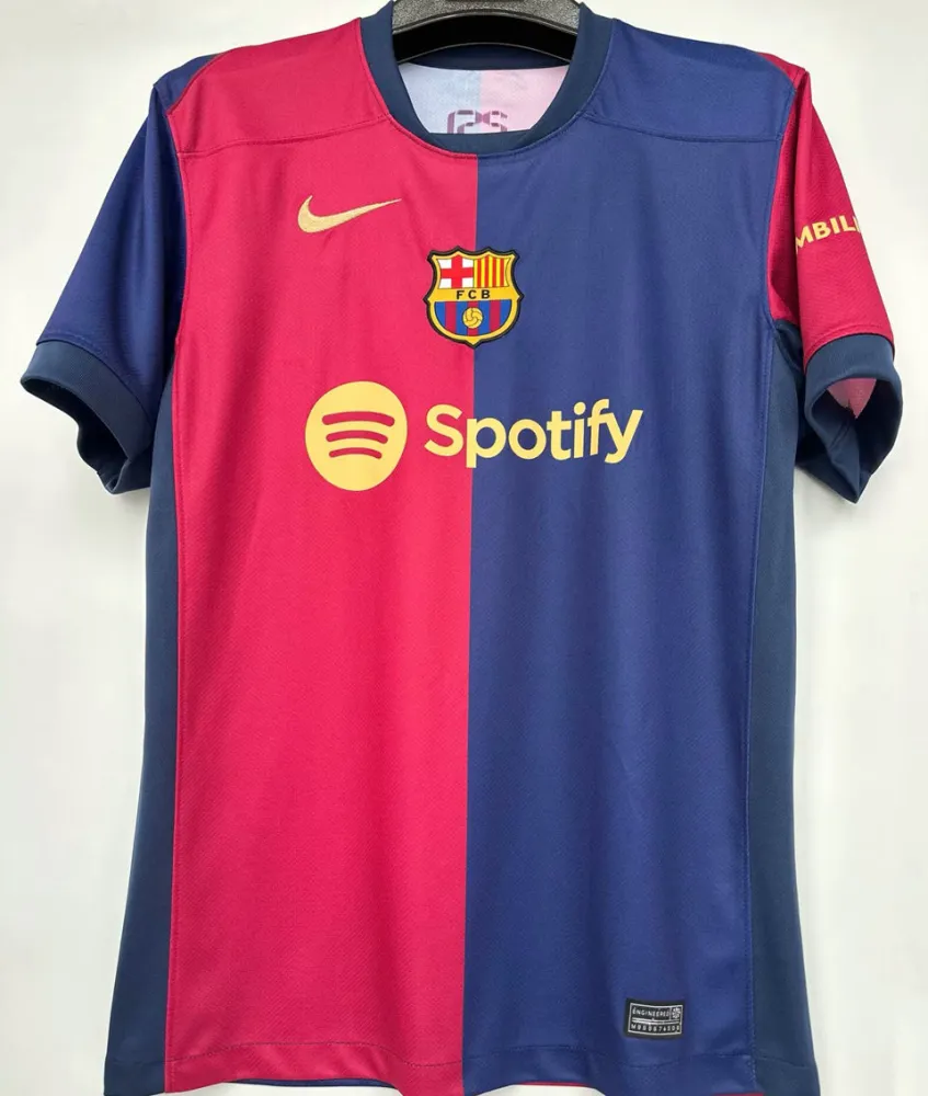 LAMINE YAMAL #19 BA 1:1 Quality Home Fans Jersey 2024/25 (UCL Font 欧冠字体)