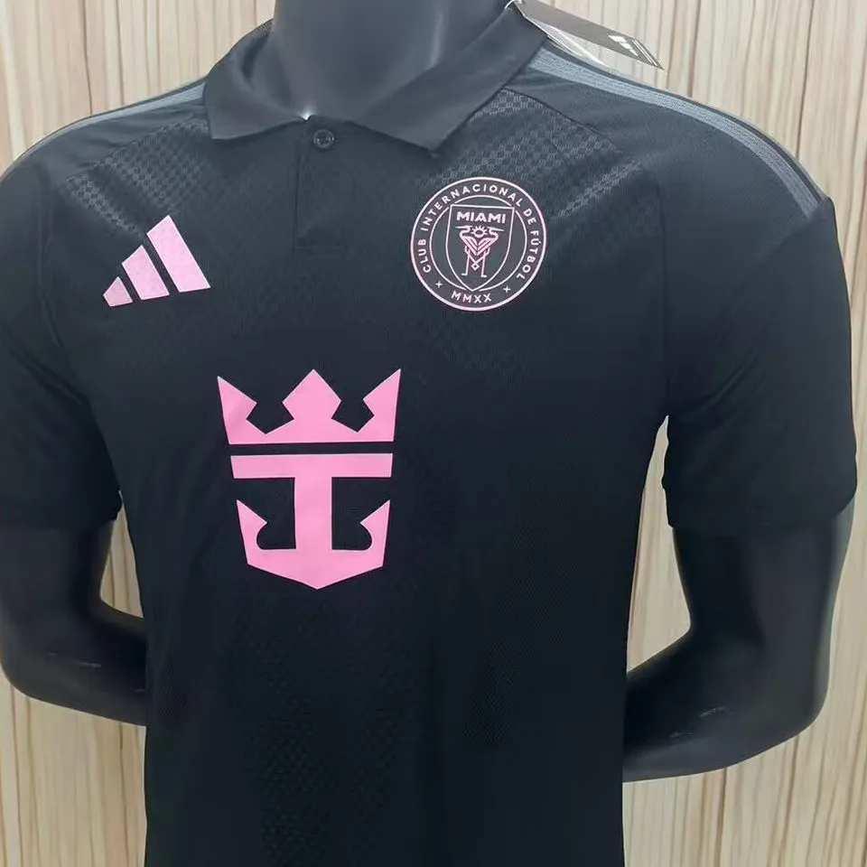 2026/27 Inter Miami Away Black Player Version Soccer Jersey  (No Star 带星）