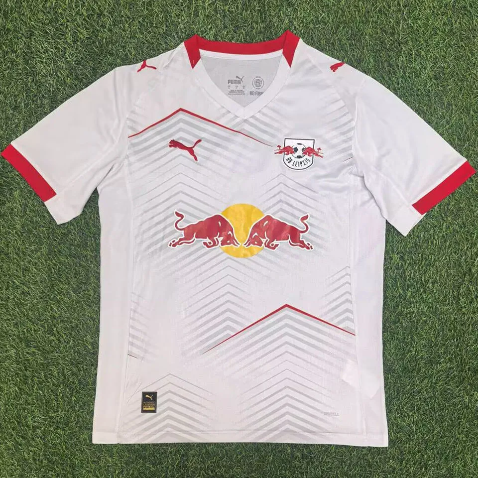 2025/26 RB L Home White Fans Jersey  莱比锡红牛