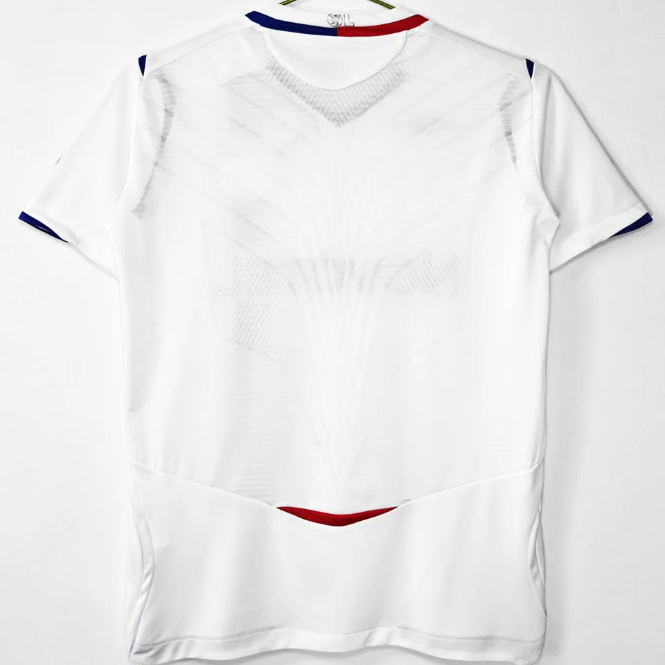 2008/2009 Lyon Home White Retro Soccer Jersey