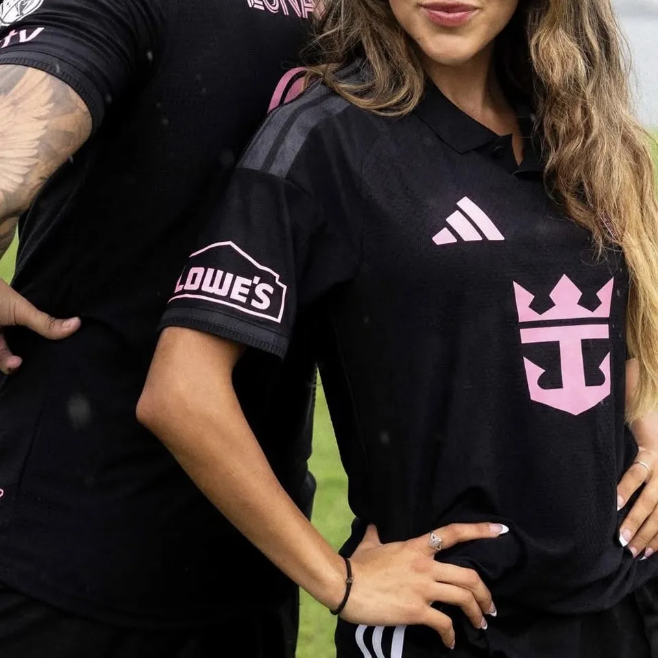 2026/27 Inter Miami Away Black Player Version Kids Jersey 球员版童装  带星