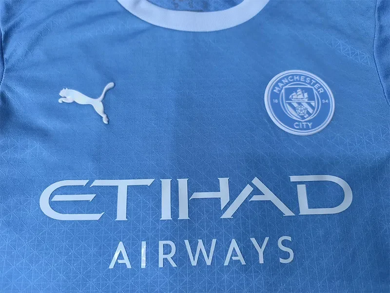 2026/27 Man City Home Kids Player Version Soccer Jersey （球员）