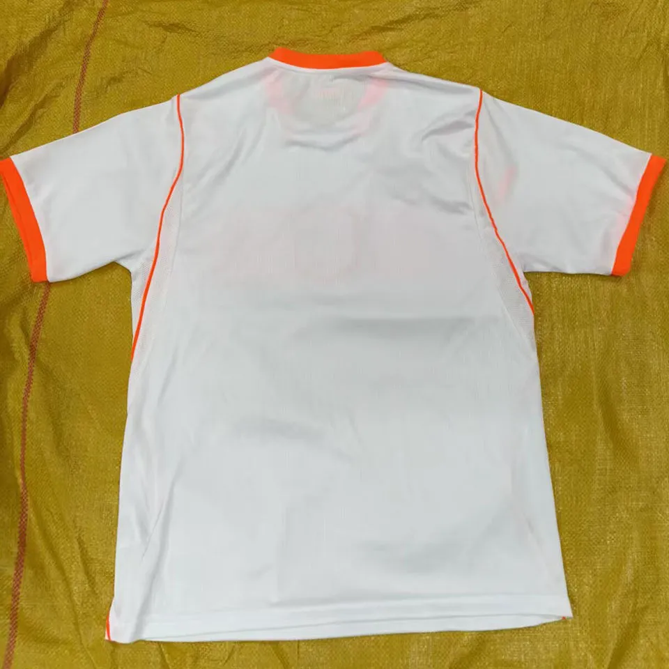2026/27 NL Away White Fans Soccer Jersey  (Have Right Patch 有右臂章 黑底白字）