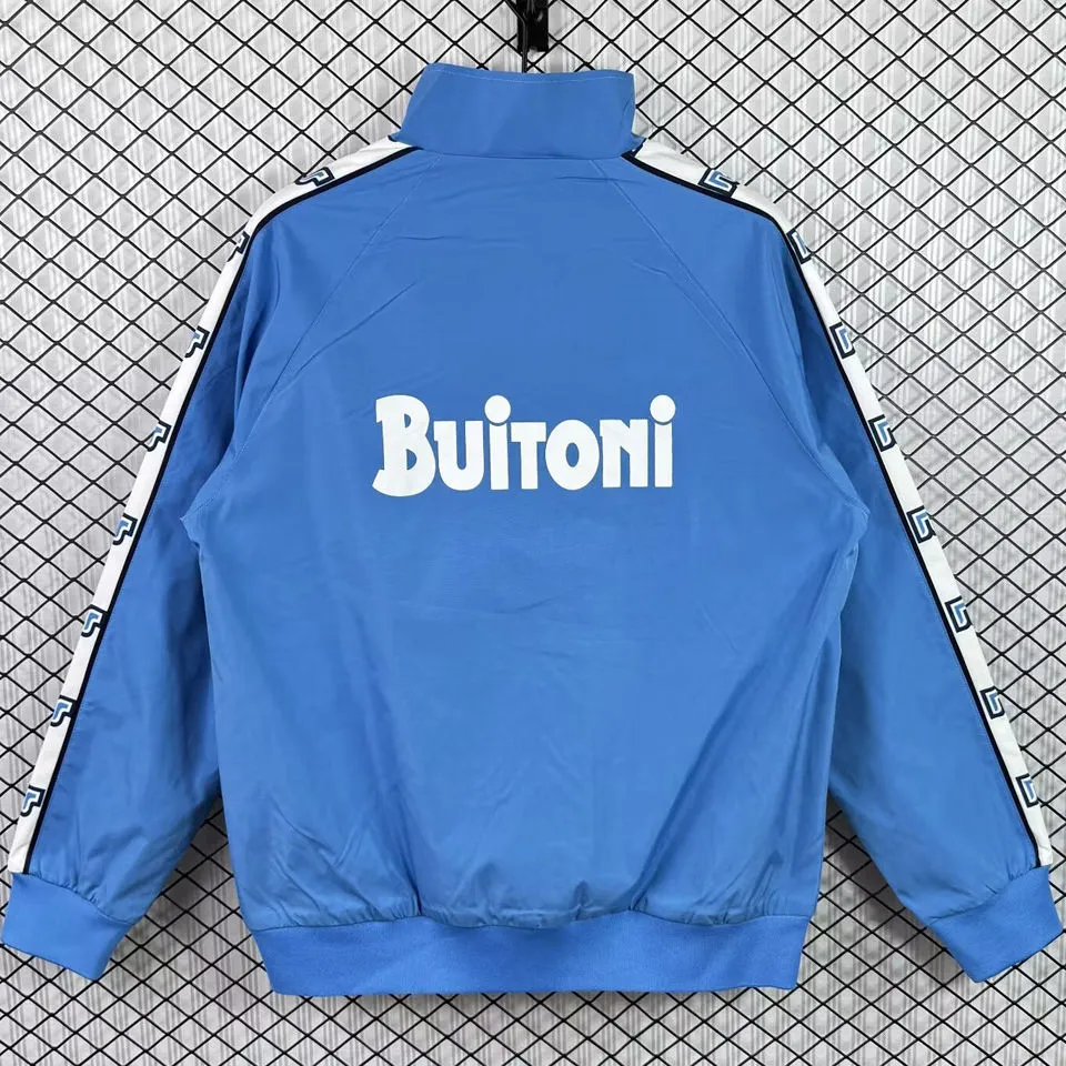 1987/1988 Napoli Blue Retro Windbreaker