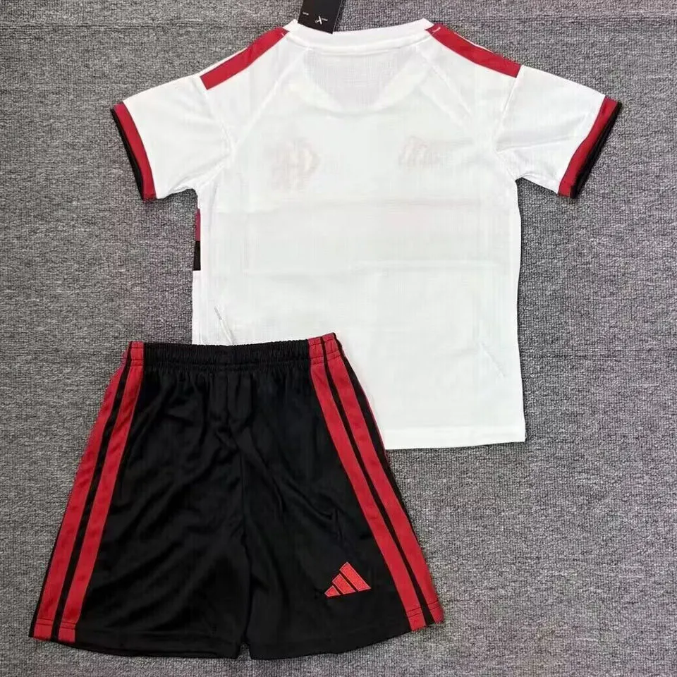 2026/27 Flamengo Away White Kids Soccer Jersey