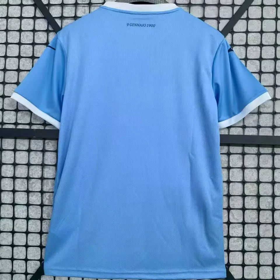 202526 Lazio Home Blue Fans Soccer Jersey