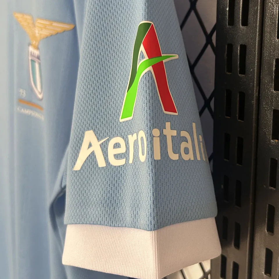 2024 Lazio 50Th Anniversary Blue Fans Soccer Jersey