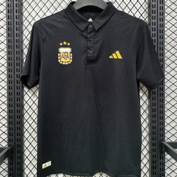 2026/27 Argentina Casual Quick Drying POLO T-Shirt    黑色