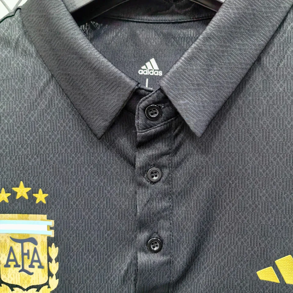 2026/27 Argentina Casual Quick Drying POLO T-Shirt    黑色