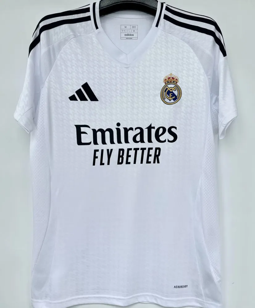 VINI JR． #7 RM 1:1 Quality Home Fans Jersey 2024/25 （UCL Font)