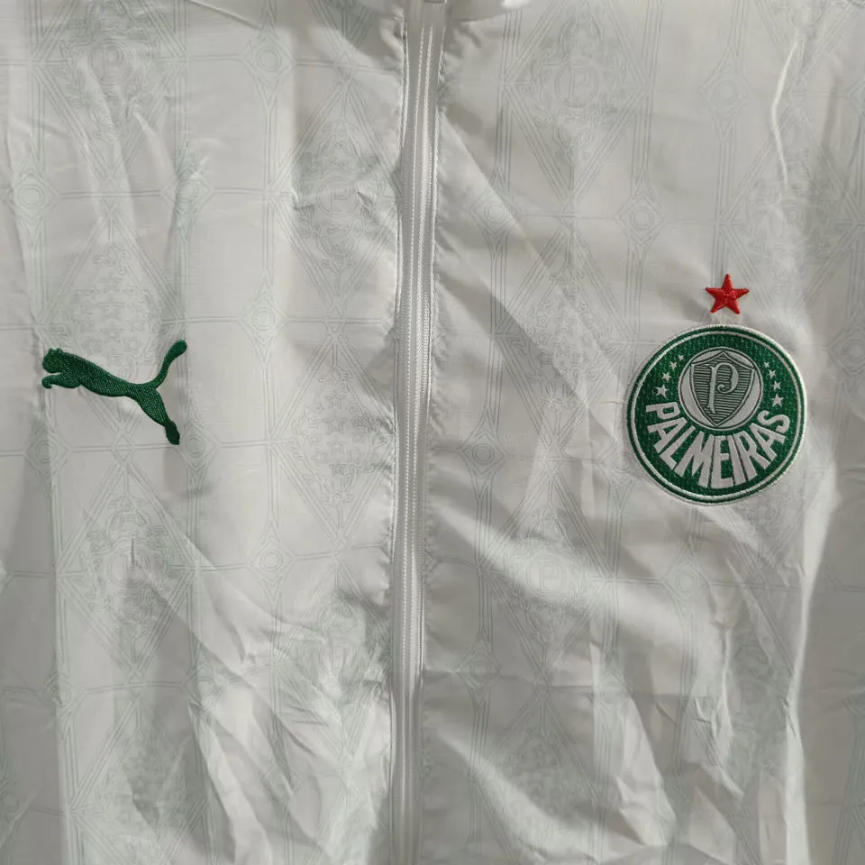 2025/26 Palmeiras White Windbreaker