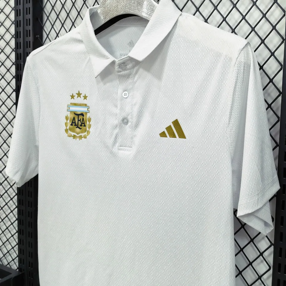 2026/27 Argentina Casual Quick Drying POLO T-Shirt    白色