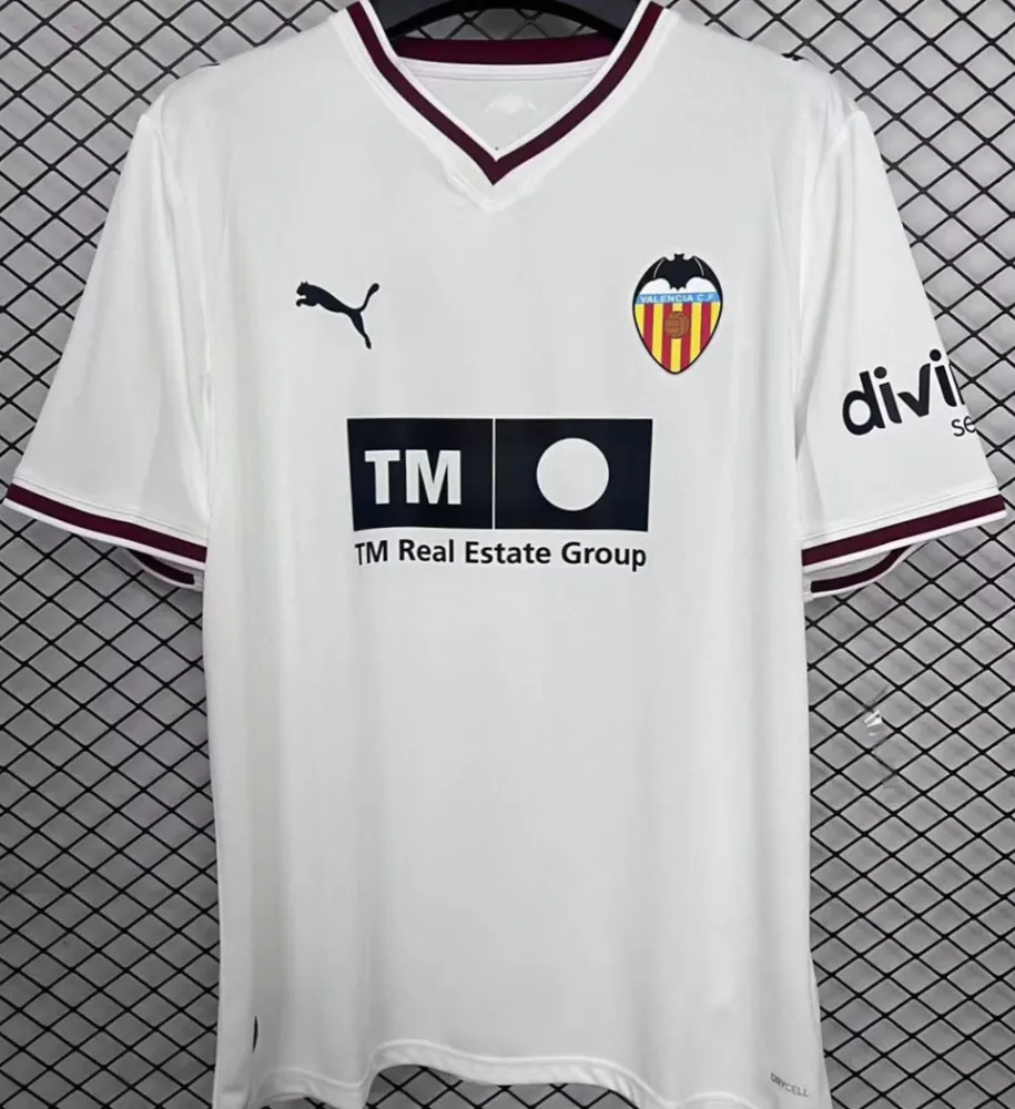 2026/27 Valencia Home White Fans Soccer Jersey