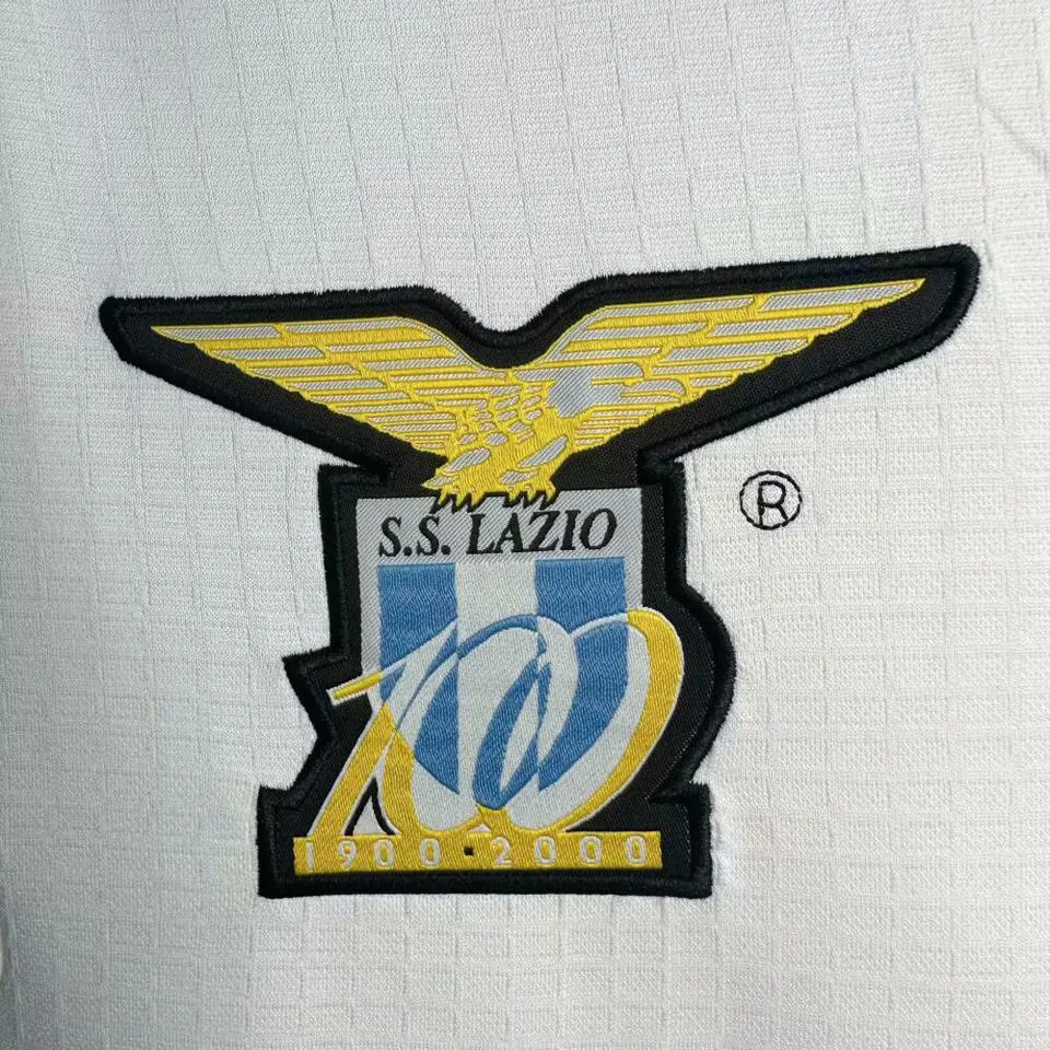 1999/2000 Lazio Third White Home Long Sleeve Retro Jersey