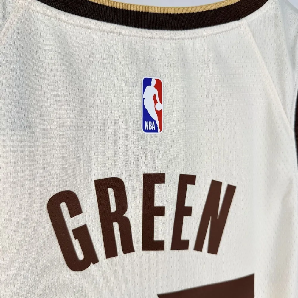 2026/27 Warriors GREEN #23 Beige City version NBA Jerseys