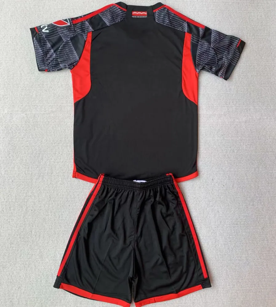 2024/25 D.C. United Home Black Kids Soccer Jersey 华盛顿特区联