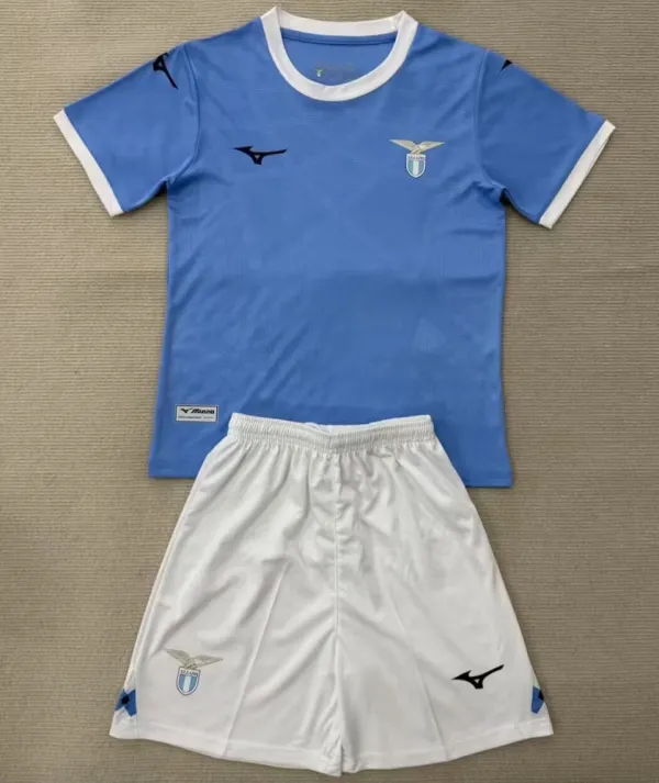 2025/26 Lazio Home Blue Kids Soccer Jersey