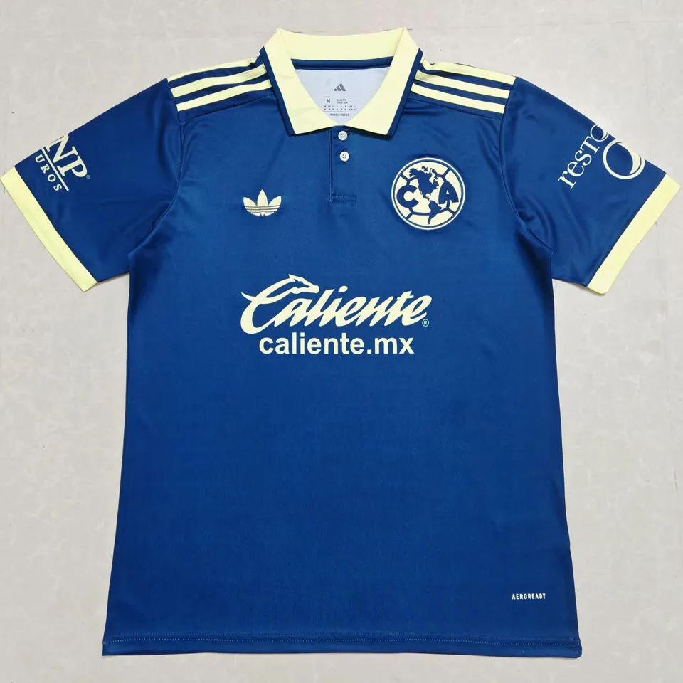 2026/27 Club America Away Blue Fans Soccer Jersey
