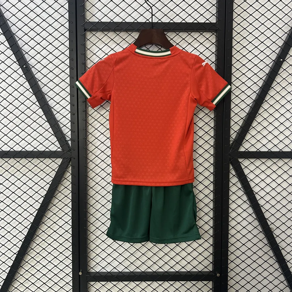 2025/26 Portuga Home Red Kids Soccer Jersey