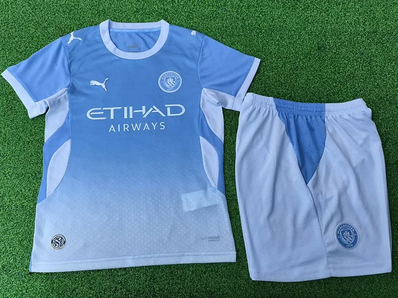 2026/27 Man City Home Kids Player Version Soccer Jersey （球员）