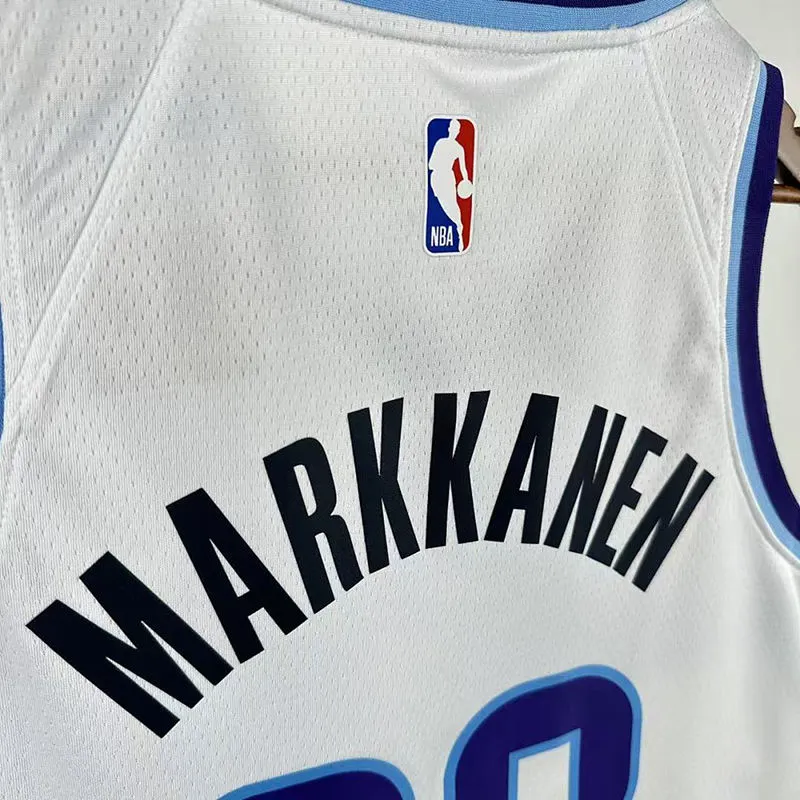 2026 Jazz MARKKANEN #23 White NBA Jerseys