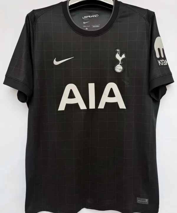 2025/26 TH FC 1:1 Quality Away Black Fans Soccer Jersey 带胸前广告