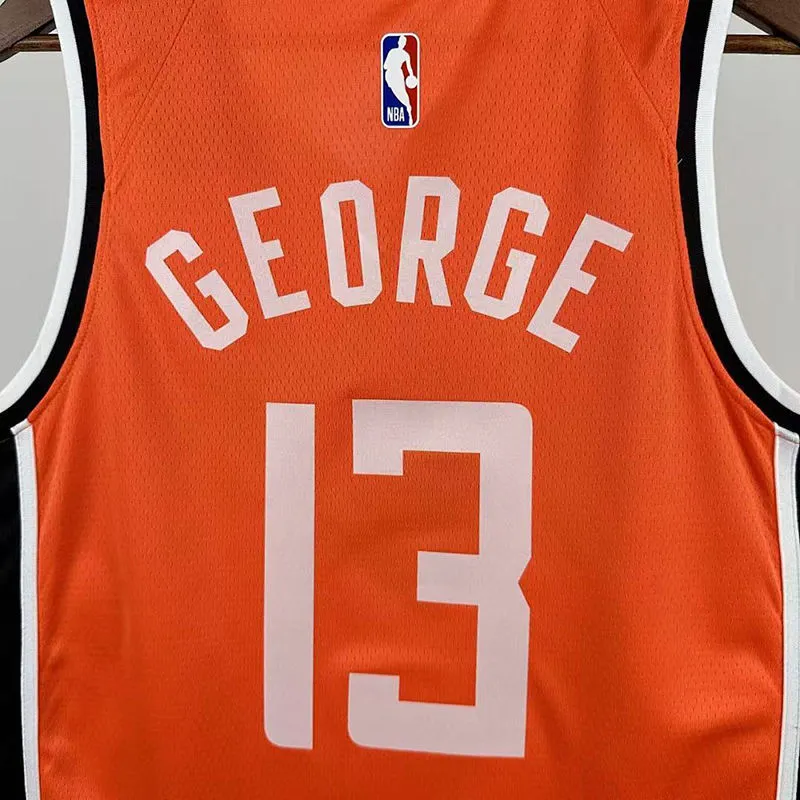 2026 Clippers GEORGE #13 Orange City version NBA Jerseys