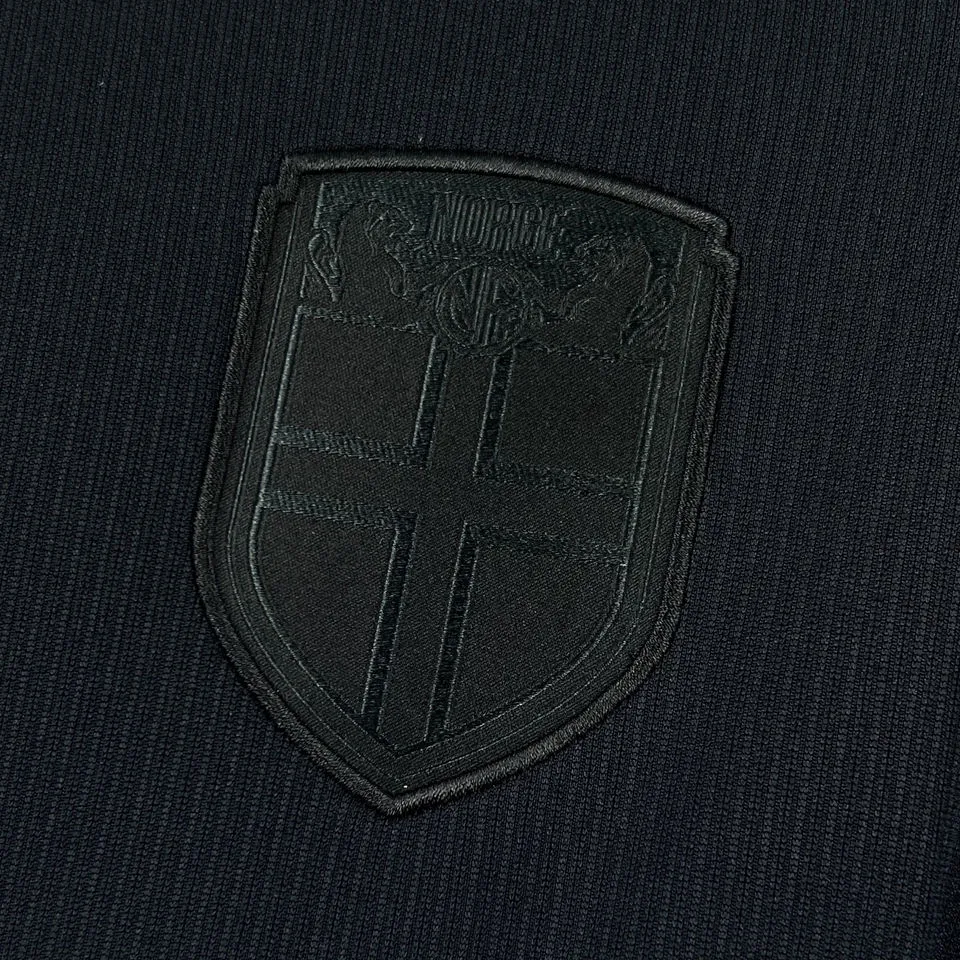 2026/27 Norway Away Black Fans Soccer Jersey  (Have Right Patch 有右臂章 白底黑字）