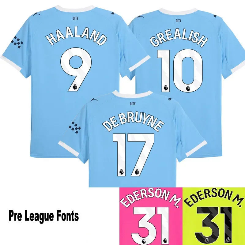 2026/27 Man City Home Kids Player Version Soccer Jersey （球员）