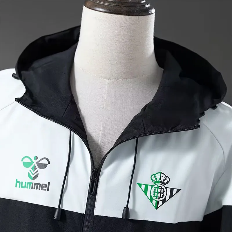 2026/27 Sevilla FC Black White Windbreaker