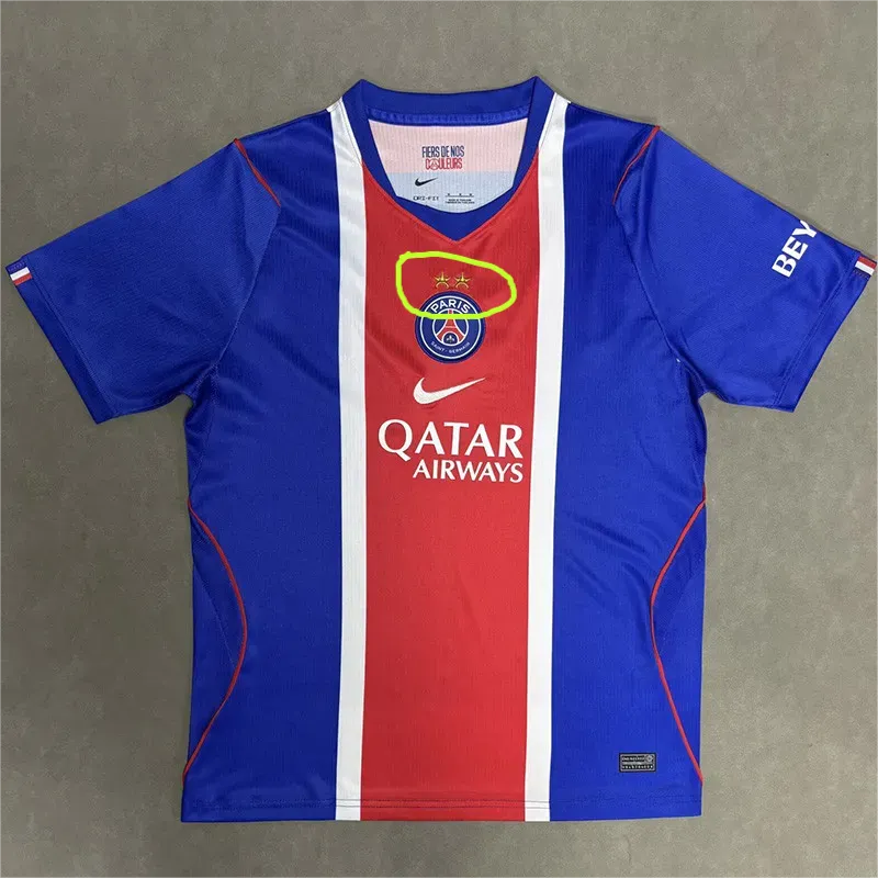 2026/27  PSG Home With 2 embroidered stars Fans Soccer jersey (刺绣2星)