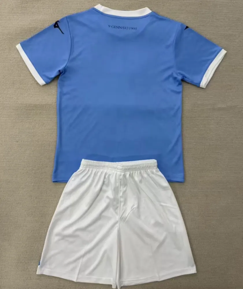 2025/26 Lazio Home Blue Kids Soccer Jersey
