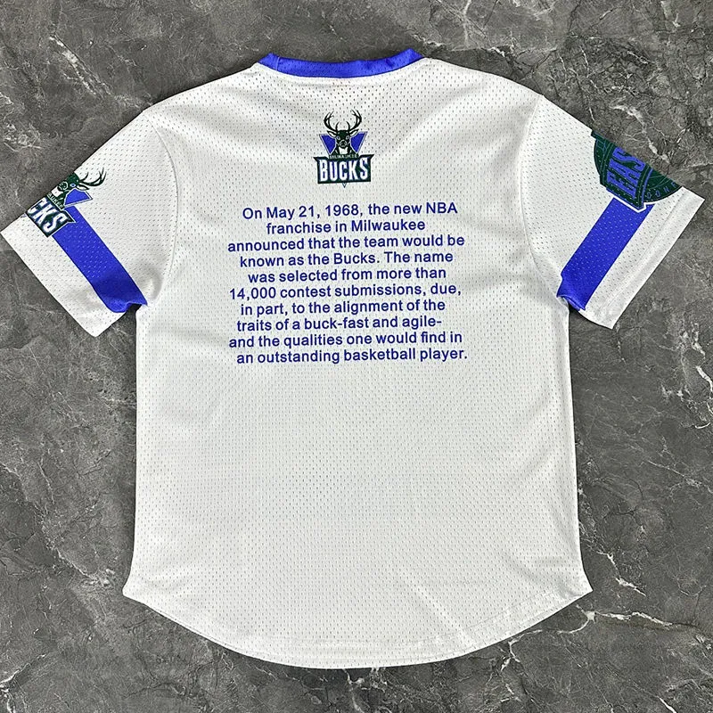 2026 Bucks  Retro White NBA Jerseys