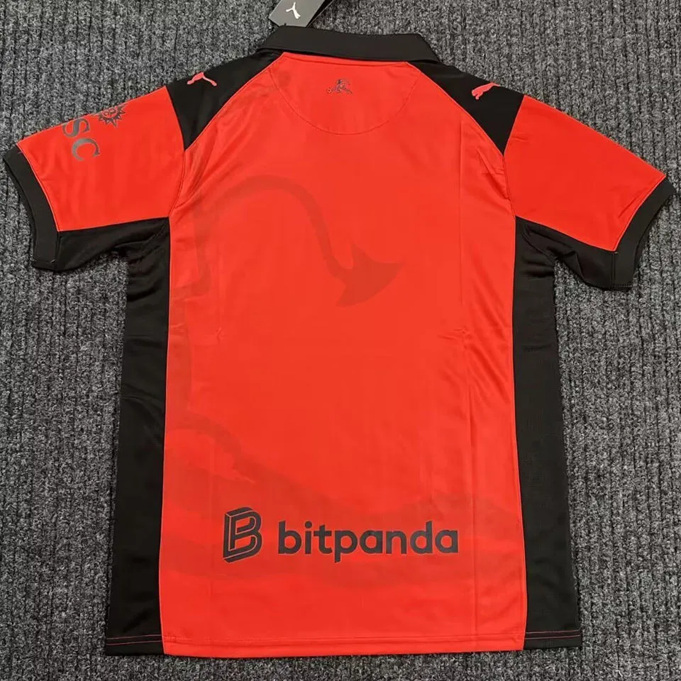 2025/26 AC Milan 4TH Red Fans Soccer Jersey